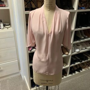 T thari blush blouse size small